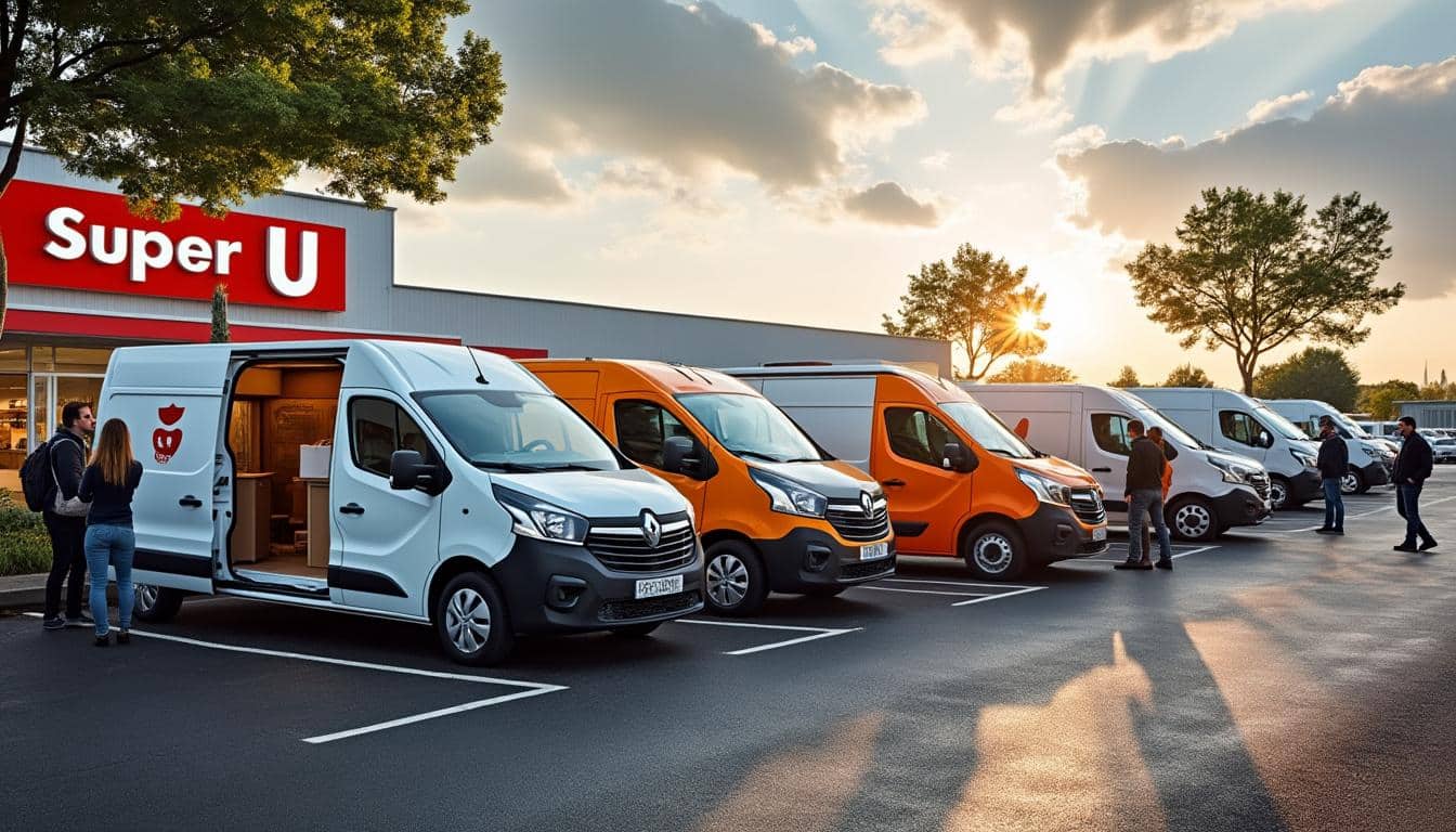 Illustration: Tout savoir sur la location de fourgon chez Super U : types de véhicules et avantages