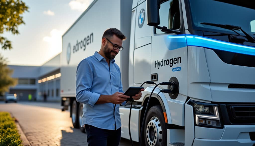 BMW camion électrique et hydrogène : innovation pour un transport durable